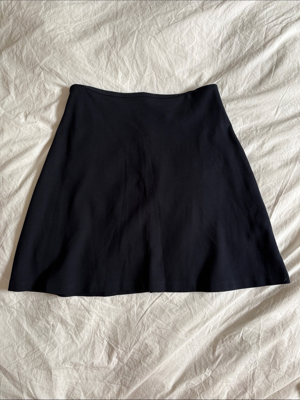 Reformation - Classic Black A-Line Skirt